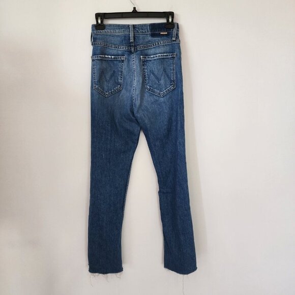 Mother Superior High Waisted Rider Skimp, Straight Leg Raw Hem - Picture 2 of 8